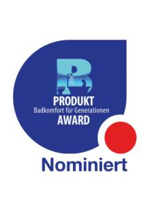 Nominiert für den Produkt-Award "Badkomfort für Generationen" 2021