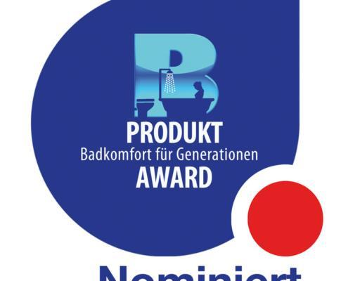 Nominiert für den Produkt-Award "Badkomfort für Generationen" 2021